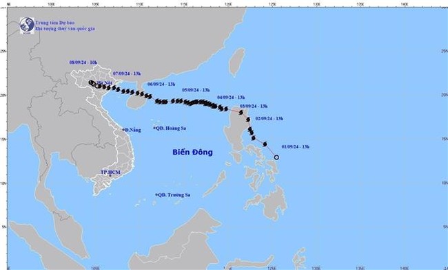 Tin cuối cùng về bão số 3 - Ảnh 1.